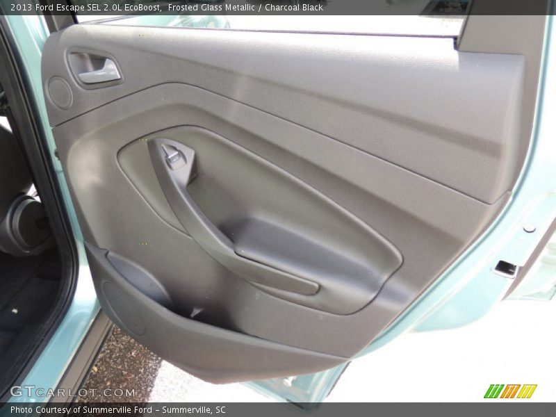 Frosted Glass Metallic / Charcoal Black 2013 Ford Escape SEL 2.0L EcoBoost