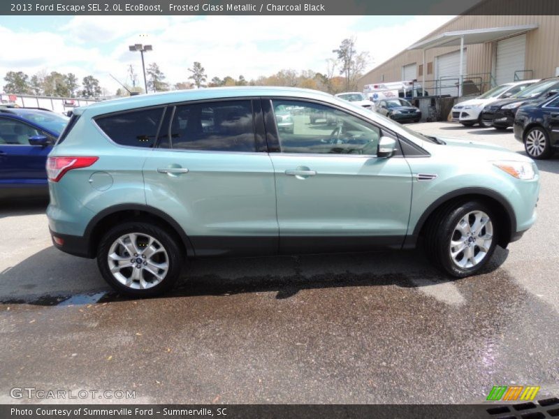 Frosted Glass Metallic / Charcoal Black 2013 Ford Escape SEL 2.0L EcoBoost