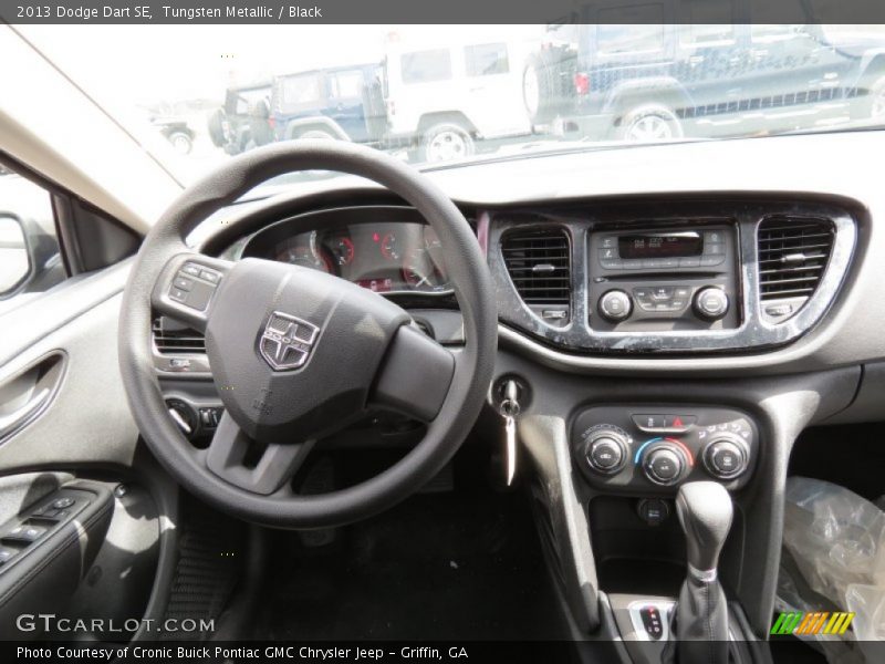 Tungsten Metallic / Black 2013 Dodge Dart SE
