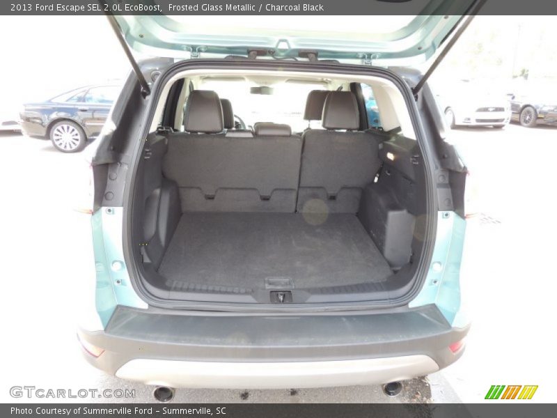 Frosted Glass Metallic / Charcoal Black 2013 Ford Escape SEL 2.0L EcoBoost