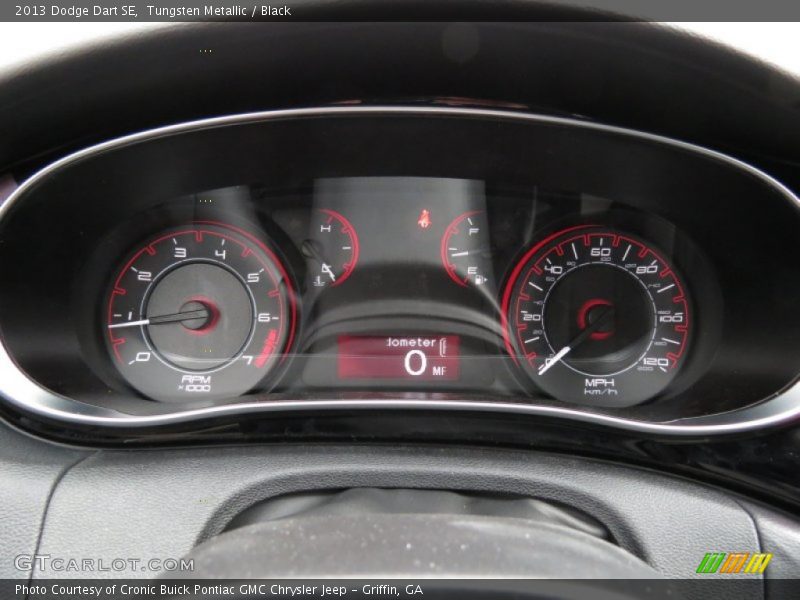 Tungsten Metallic / Black 2013 Dodge Dart SE