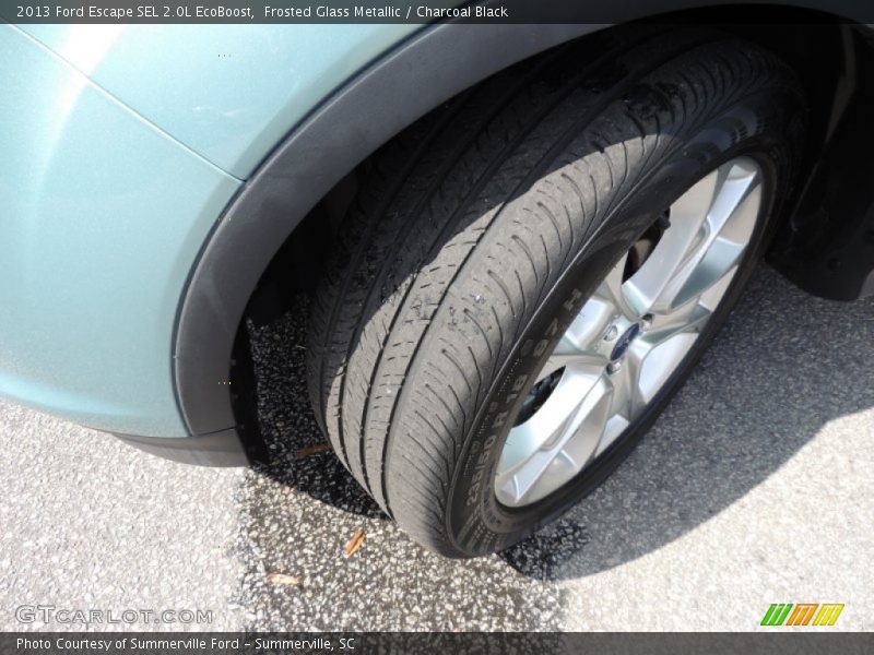 Frosted Glass Metallic / Charcoal Black 2013 Ford Escape SEL 2.0L EcoBoost
