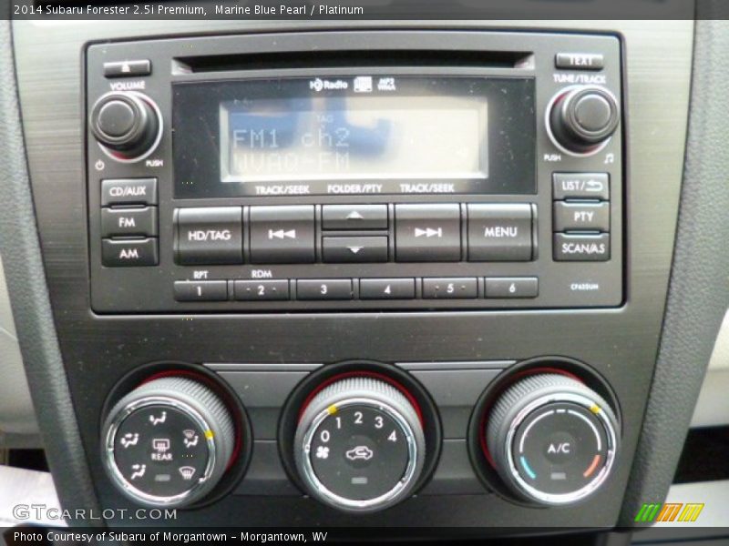Controls of 2014 Forester 2.5i Premium