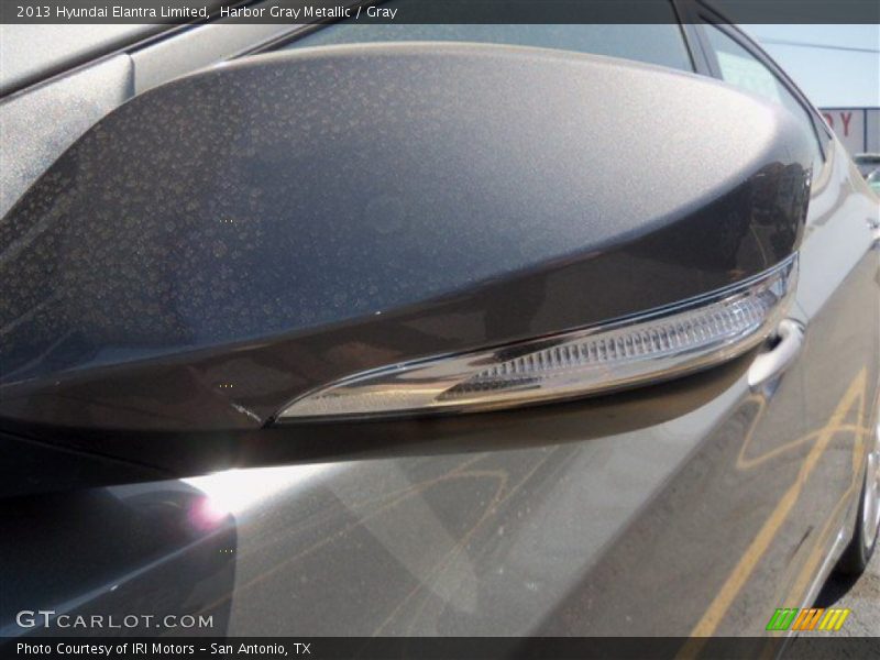 Harbor Gray Metallic / Gray 2013 Hyundai Elantra Limited