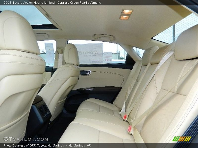 Cypress Green Pearl / Almond 2013 Toyota Avalon Hybrid Limited