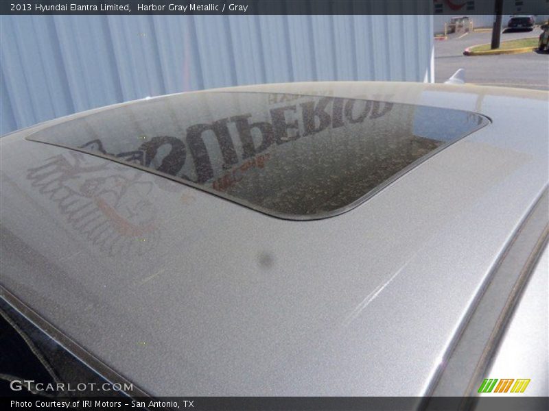 Harbor Gray Metallic / Gray 2013 Hyundai Elantra Limited