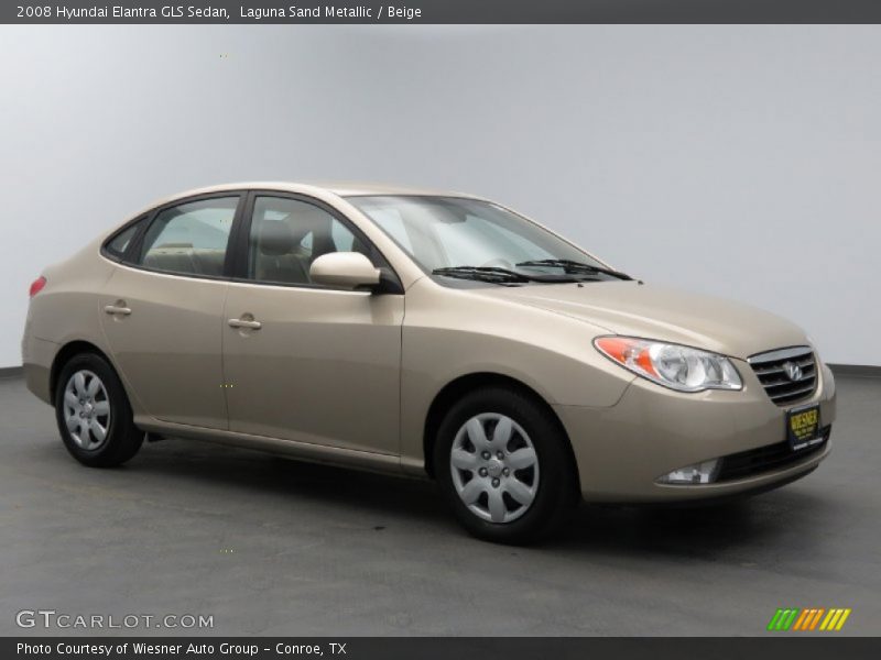 Laguna Sand Metallic / Beige 2008 Hyundai Elantra GLS Sedan