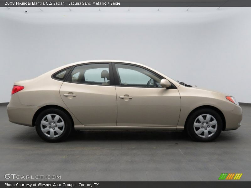 Laguna Sand Metallic / Beige 2008 Hyundai Elantra GLS Sedan