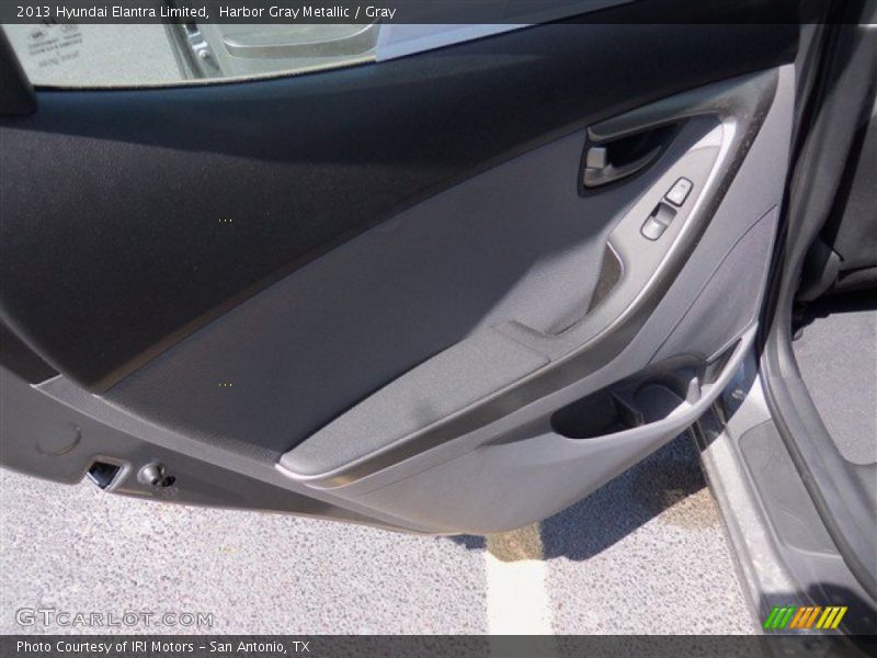 Harbor Gray Metallic / Gray 2013 Hyundai Elantra Limited
