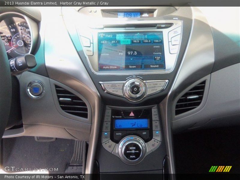 Harbor Gray Metallic / Gray 2013 Hyundai Elantra Limited