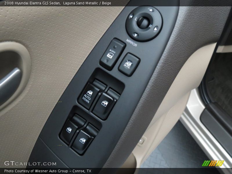 Laguna Sand Metallic / Beige 2008 Hyundai Elantra GLS Sedan