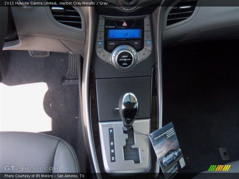 Harbor Gray Metallic / Gray 2013 Hyundai Elantra Limited