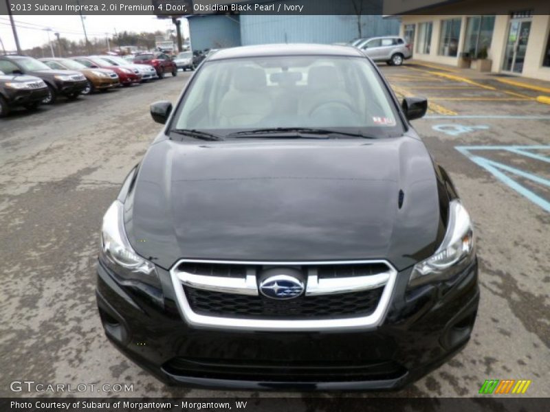 Obsidian Black Pearl / Ivory 2013 Subaru Impreza 2.0i Premium 4 Door