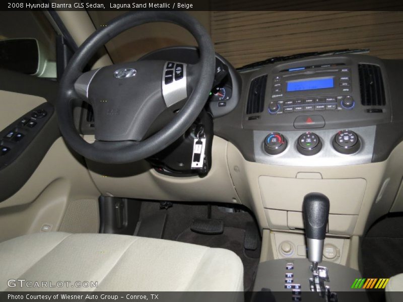Laguna Sand Metallic / Beige 2008 Hyundai Elantra GLS Sedan