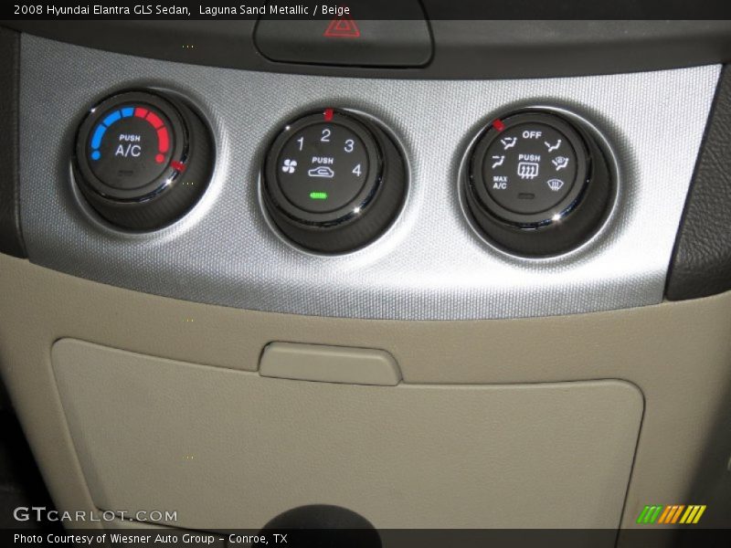 Laguna Sand Metallic / Beige 2008 Hyundai Elantra GLS Sedan