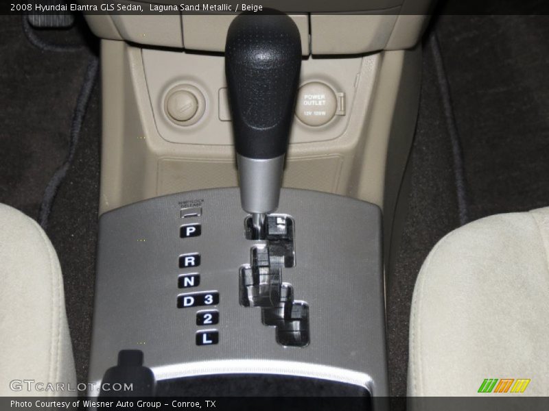 Laguna Sand Metallic / Beige 2008 Hyundai Elantra GLS Sedan