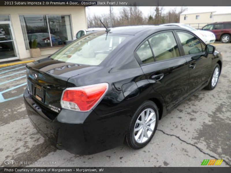 Obsidian Black Pearl / Ivory 2013 Subaru Impreza 2.0i Premium 4 Door