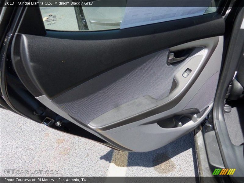 Midnight Black / Gray 2013 Hyundai Elantra GLS