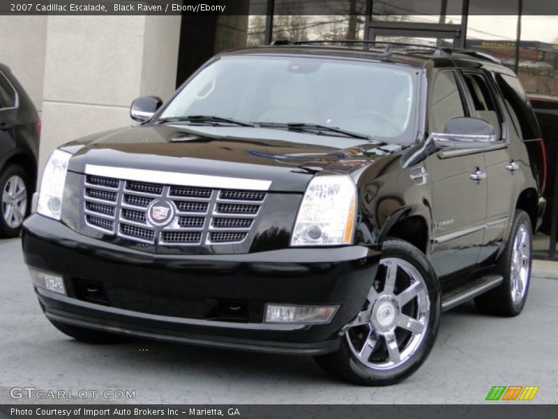 Black Raven / Ebony/Ebony 2007 Cadillac Escalade