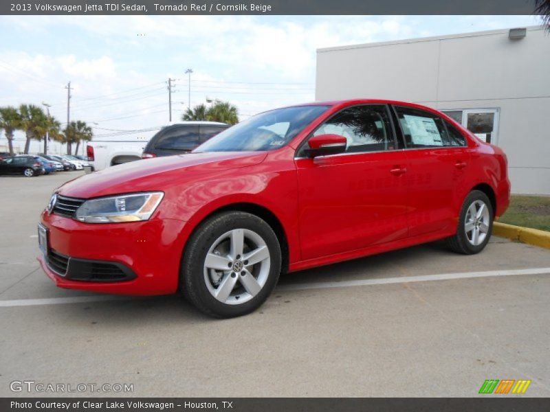 Front 3/4 View of 2013 Jetta TDI Sedan