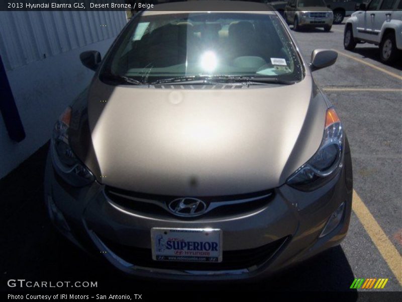 Desert Bronze / Beige 2013 Hyundai Elantra GLS
