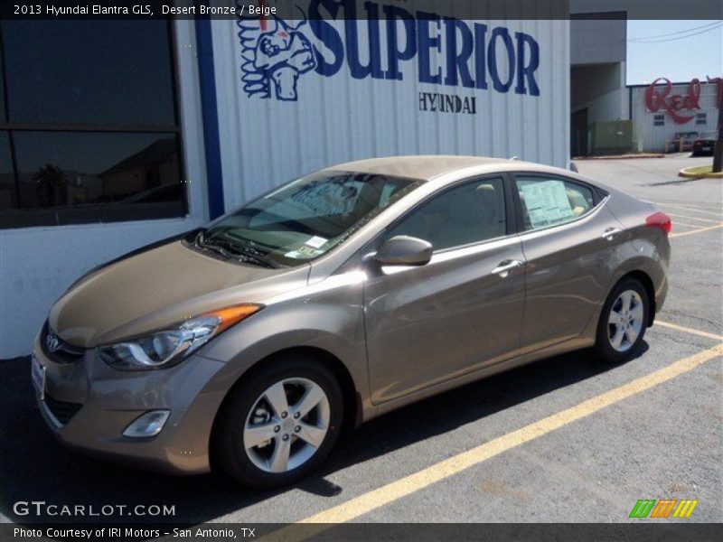 Desert Bronze / Beige 2013 Hyundai Elantra GLS