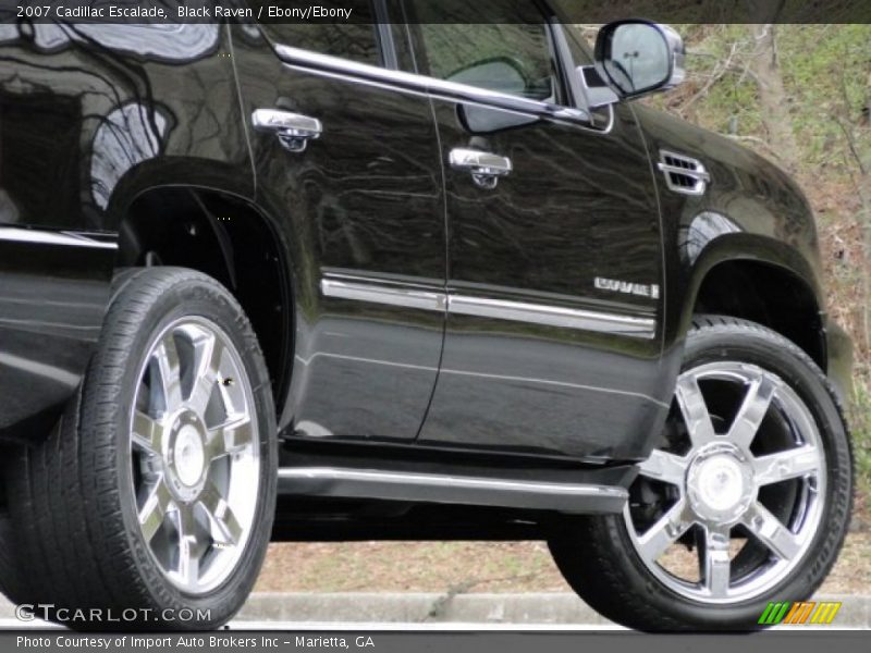 Black Raven / Ebony/Ebony 2007 Cadillac Escalade