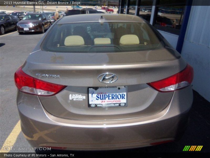 Desert Bronze / Beige 2013 Hyundai Elantra GLS