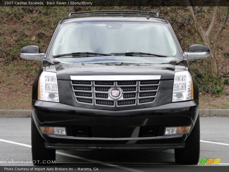 Black Raven / Ebony/Ebony 2007 Cadillac Escalade