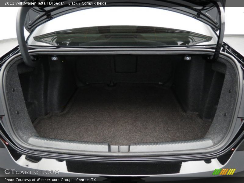 Black / Cornsilk Beige 2011 Volkswagen Jetta TDI Sedan
