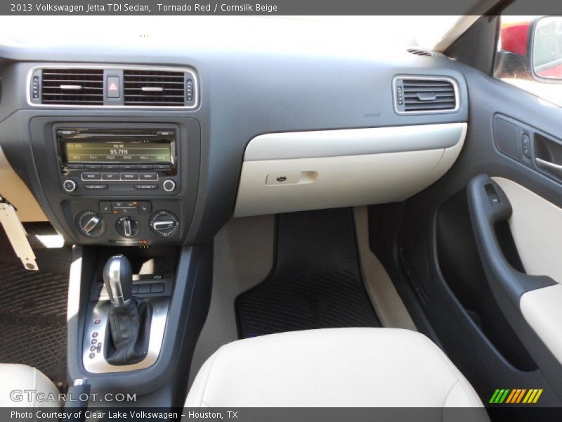 Tornado Red / Cornsilk Beige 2013 Volkswagen Jetta TDI Sedan
