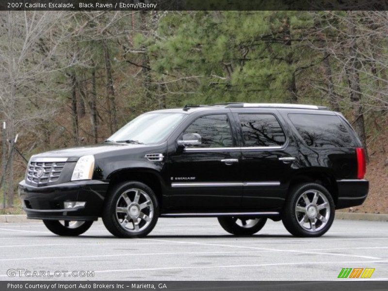 Black Raven / Ebony/Ebony 2007 Cadillac Escalade