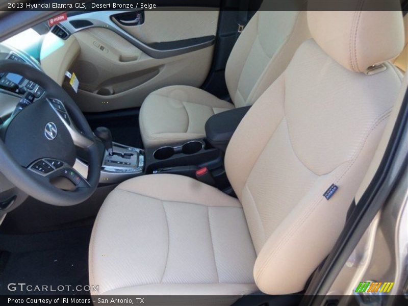 Desert Bronze / Beige 2013 Hyundai Elantra GLS