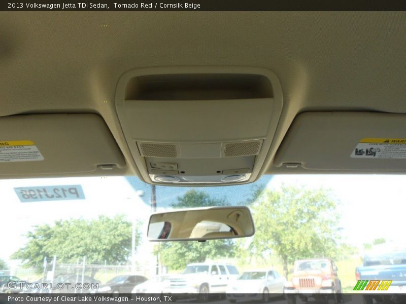 Tornado Red / Cornsilk Beige 2013 Volkswagen Jetta TDI Sedan