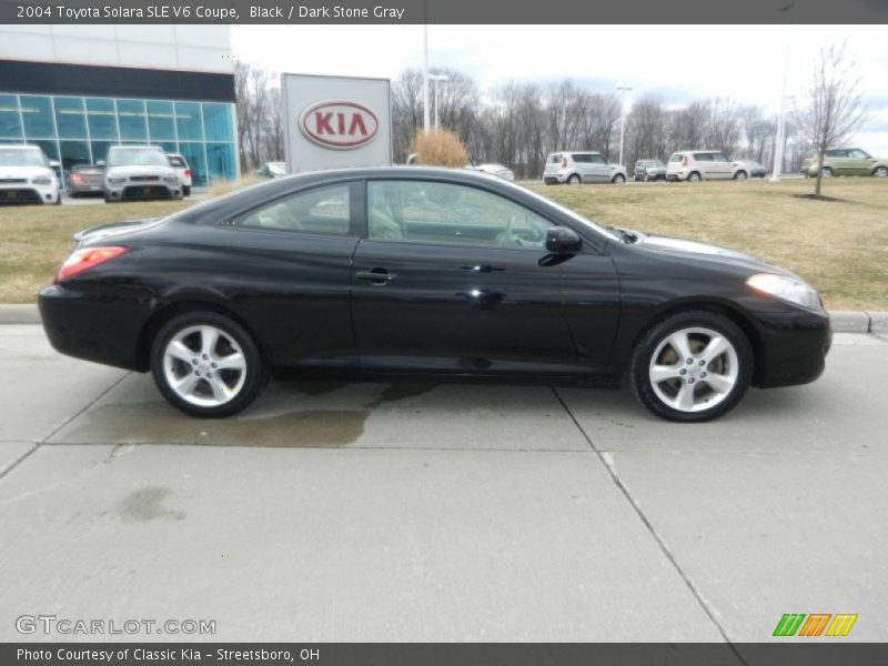 Black / Dark Stone Gray 2004 Toyota Solara SLE V6 Coupe