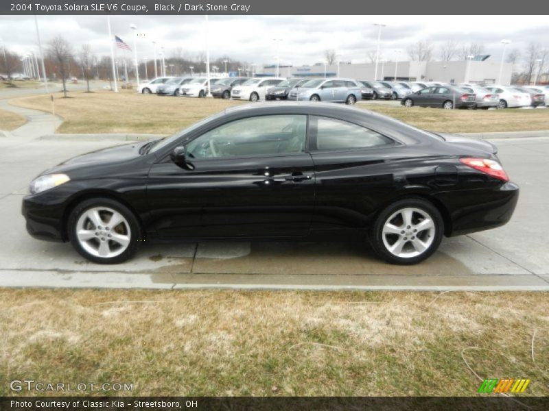 Black / Dark Stone Gray 2004 Toyota Solara SLE V6 Coupe