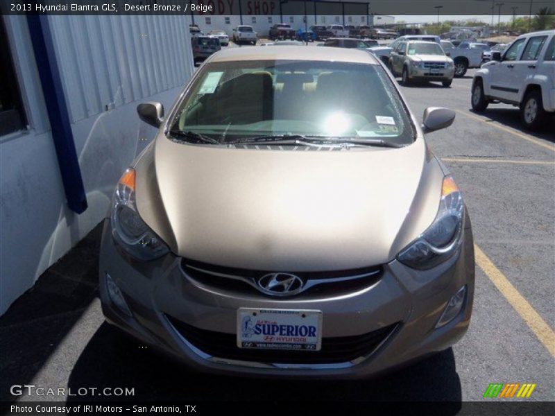Desert Bronze / Beige 2013 Hyundai Elantra GLS
