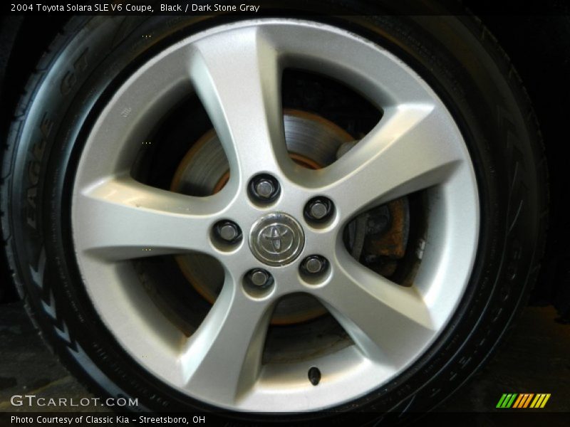 Black / Dark Stone Gray 2004 Toyota Solara SLE V6 Coupe