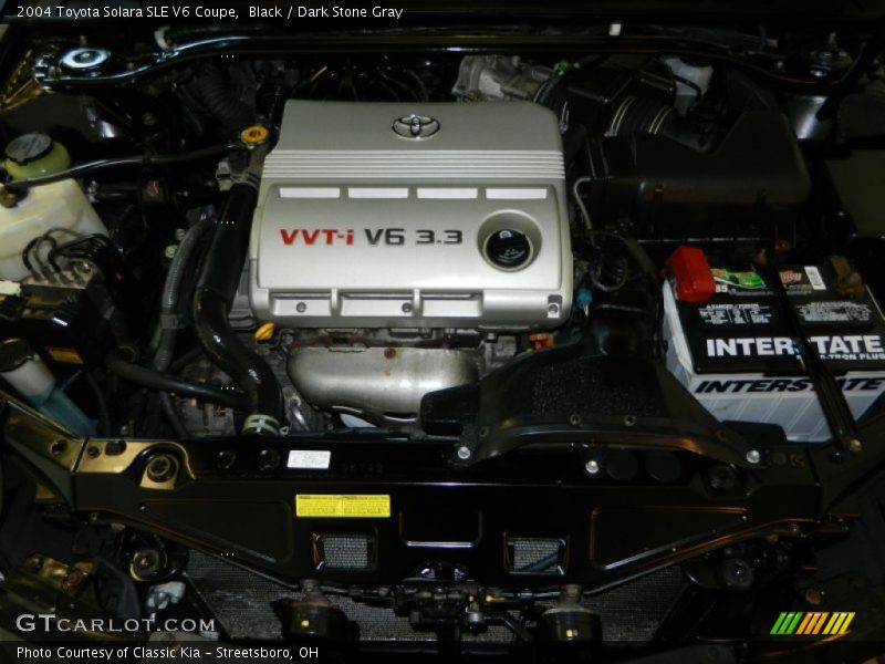 Black / Dark Stone Gray 2004 Toyota Solara SLE V6 Coupe
