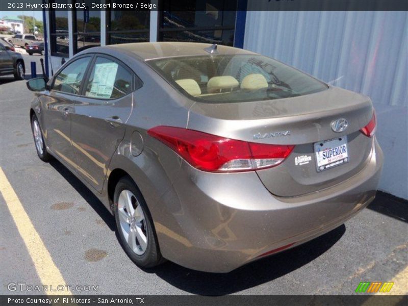 Desert Bronze / Beige 2013 Hyundai Elantra GLS
