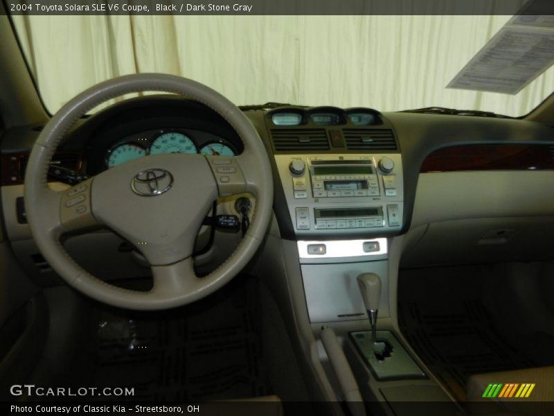 Black / Dark Stone Gray 2004 Toyota Solara SLE V6 Coupe
