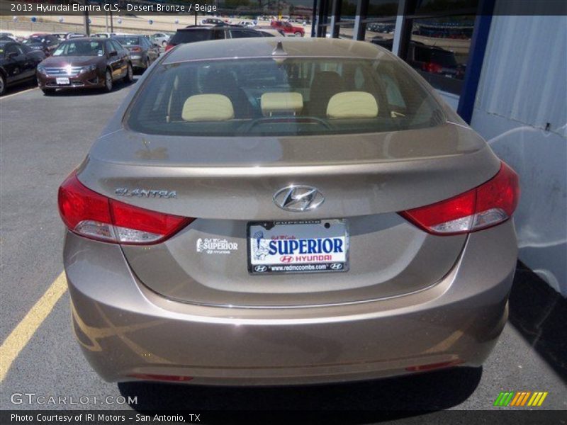 Desert Bronze / Beige 2013 Hyundai Elantra GLS