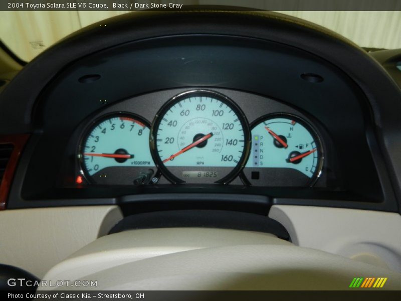 Black / Dark Stone Gray 2004 Toyota Solara SLE V6 Coupe