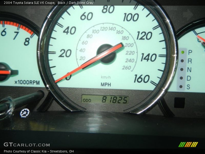 Black / Dark Stone Gray 2004 Toyota Solara SLE V6 Coupe