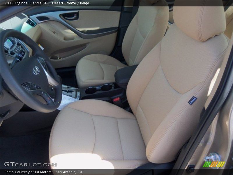 Desert Bronze / Beige 2013 Hyundai Elantra GLS