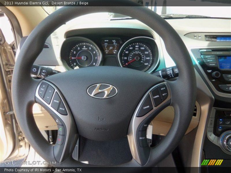 Desert Bronze / Beige 2013 Hyundai Elantra GLS