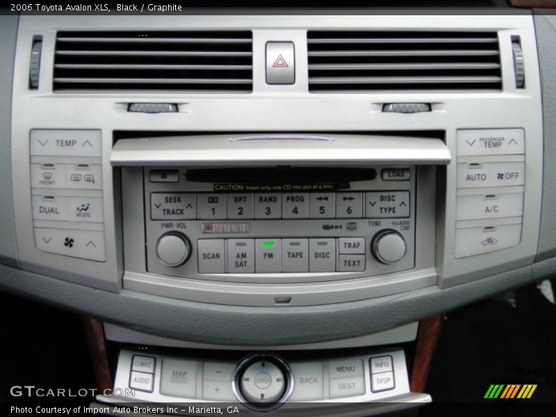 Audio System of 2006 Avalon XLS