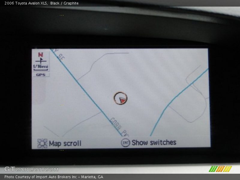 Navigation of 2006 Avalon XLS