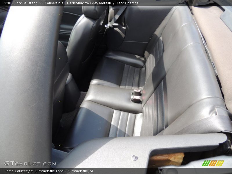 Rear Seat of 2003 Mustang GT Convertible