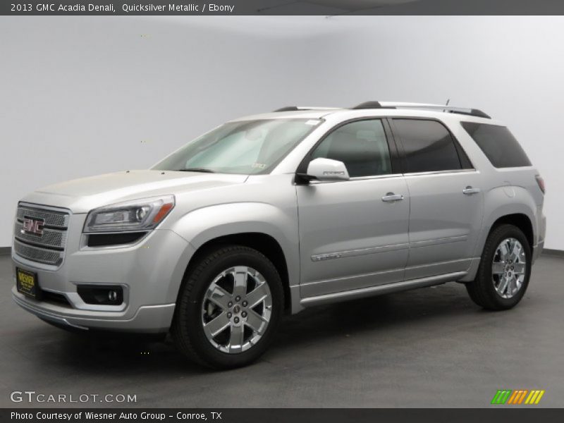 Quicksilver Metallic / Ebony 2013 GMC Acadia Denali